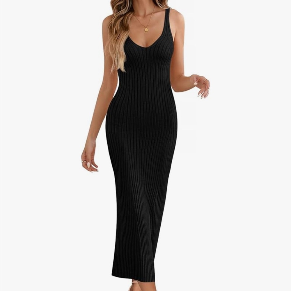 Knit midi dress